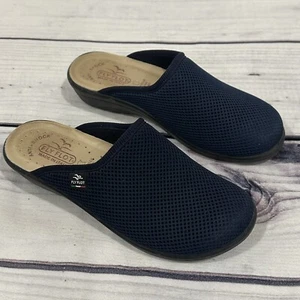 Fly Flot Blue Mesh Anti-Shock Anatomic Wedge Comfort Mule Clogs Sz 7.5 US /38 EU - Picture 1 of 8