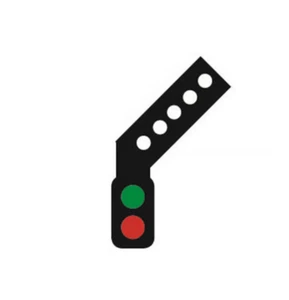 TTSK2R Train Tech Signal Kit (RH Feather) 2 Aspect Home - Picture 1 of 1