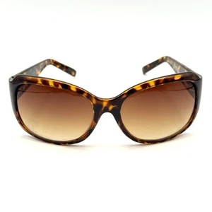 Ann Taylor Designer Oval Sunglasses LOFT Brown Gradient Lenses & Tortoise Shell - Picture 1 of 17
