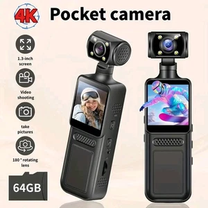 4K handheld stabilizer pocket sports camera, 4K HD camera with 180 ° rotating - Picture 1 of 6