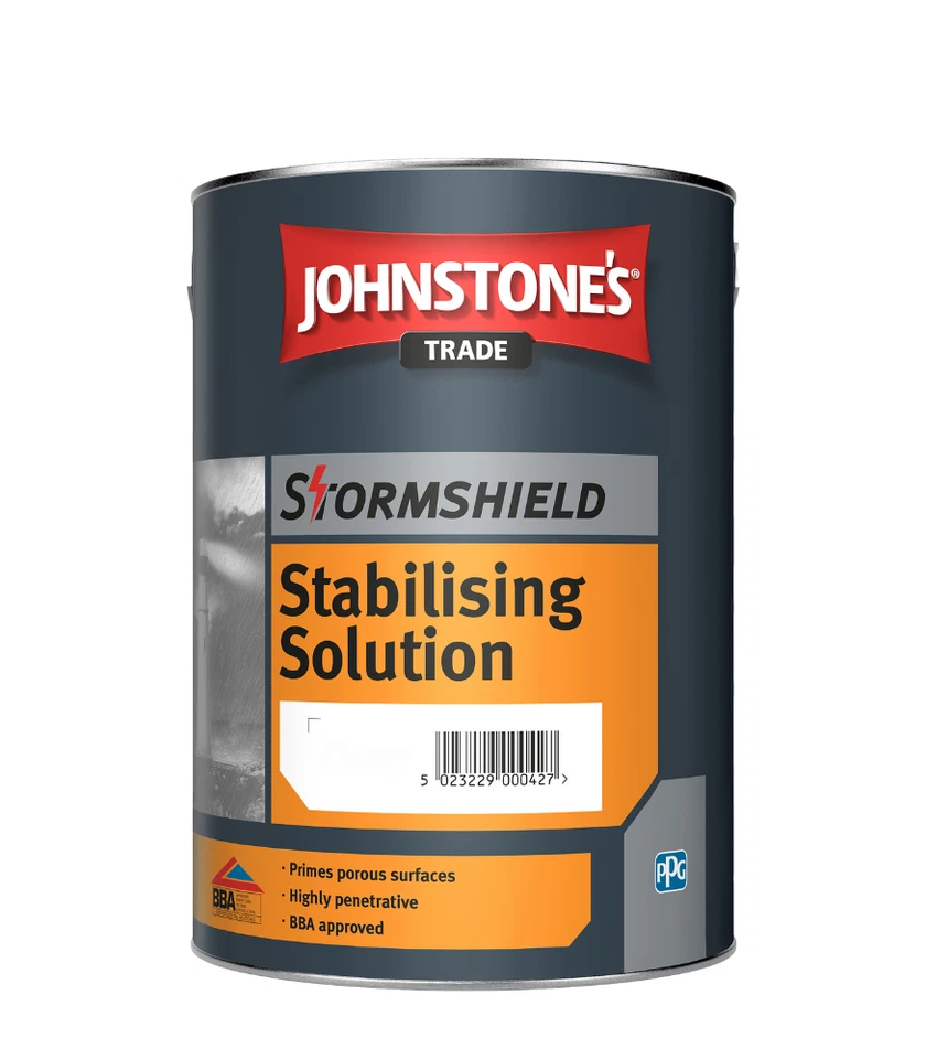 Johnstones Trade Stormshield Stabilising Solution - Clear or White - 5 Litre - Image 1 of 1