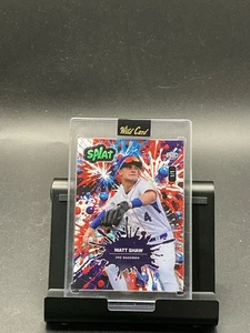 2024 Wild Card Splat Baseball Pre Rookie Card PRC 1/1 Rwb - Matt Shaw - Foto 1 di 2