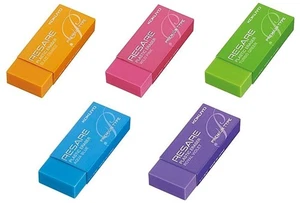 Juego de 5 borradores Kokuyo Risale Premium azul verde rosa naranja púrpura 32 - Imagen 1 de 6