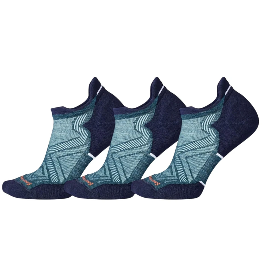 Smartwool Women's Run Targeted Cushion Low Ankle Socks 3-Pack S Twilight Blue - Image 1 of 1