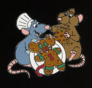 Disney Weihnachten Lebkuchen Goodies Ratatouille Remy LE 1500 Pin - Bild 1 von 1