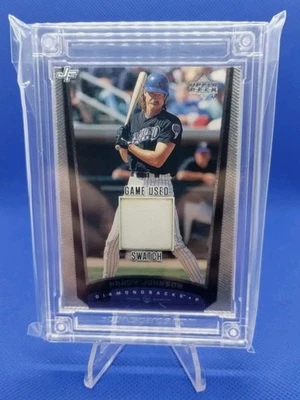 Camiseta Fusion Randy Johnson 2024 juego usado muestra 4 de abril de 2008 cubierta superior GU Foto 1 de 2