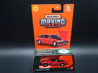 MATCHBOX 2025 PIEZAS MÓVILES ROVER SDI VITESSE 1984 ROJO COCHE APERTURA CAPÓ ESTUCHE G Foto 1 de 4