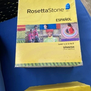Rosetta Stone Spanish (Latin America) Level 1, 2, 3, 4 & 5 Homeschool Edition V3 - Picture 1 of 8