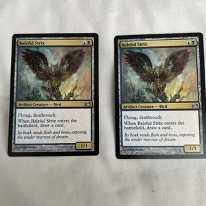 2012 Magic The Gathering Planechase 2012 Baleful Strix #82 2x NM - Picture 1 of 2