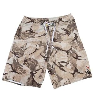 Volcom Hawaii Mod Tech Camo AOP Board Shorts Mens 33 Beach Swim Trunks - Picture 1 of 16