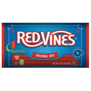 RED VINES ORIGINAL ROJO REGALIZ TWIST, 16 oz - PAQUETE O 2 - Imagen 1 de 5
