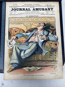 LE JOURNAL AMUSANT 1913 Complete Caricatures Humour Advertisements Henriot - Foto 1 di 8