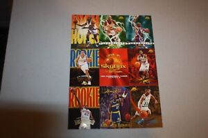 1995-96 Skybox NBA Basketball Series 2 Promo Card FACTORY UNCUT SHEET mint shape