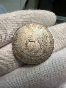1759 Mexico Spanish Colony 2 Reale VF - Picture 1 of 9