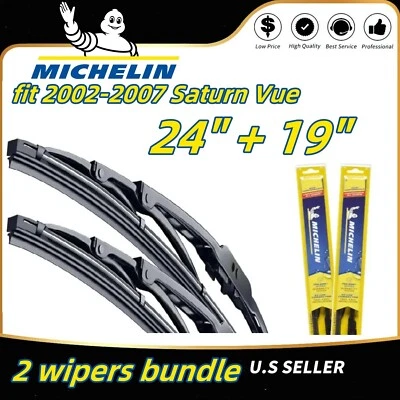 Paquete de 2 limpiaparabrisas premium - apto para Saturn Vue 19240/190 2002-2007 Foto 1 de 4