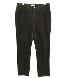 "Pantalones de mezclilla para mujer Charter Club, talla 12, marrón, entrepierna elástica 31" - Imagen 1 de 8