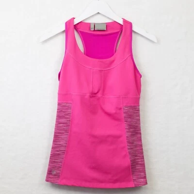 Сетчатые панели для бака ATHA Racerback с задними карманами полочный бюстгальтер ярко-неоново-розовый размер S - Изображение 1 из 4