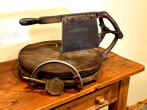 ANTIQUE 1905 COMPUTING CHEESE CUTTER CO. GENERAL STORE CHEESE WHEEL CUTTER (SH) - Picture 1 of 15