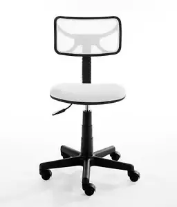 Urban Shop Swivel Mesh Office Chair White,21.00 x 23.00 x 35.00 Inches - Picture 1 of 5