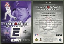2005 UD ESPN Sports Center JERSEY Swatch #GU-TG Troy Glaus Arizona Diamondbacks