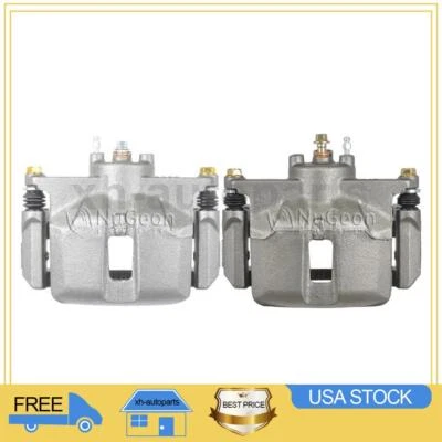 Pinza de freno de disco delantera izquierda derecha para Nissan Máxima 2010~2016 2X Foto 1 de 4