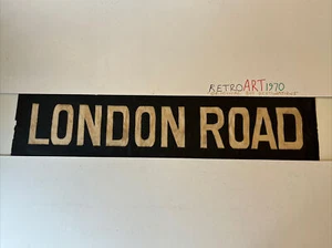 K1950 Scotland 1950s Govan Depot Glasgow Bus Blind 35”- London Road - Picture 1 of 12