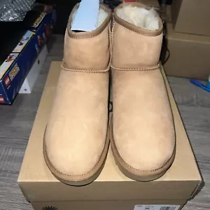 UGG Classic Mini II Damenstiefel 1016222 Chestnut Wildleder Obermaterial 100 % Original Neu - Bild 1 von 5