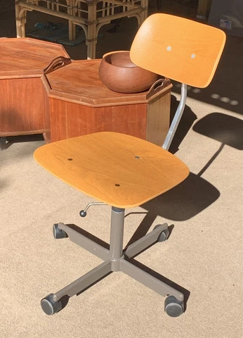 1960’s KEVI Jørgen Rasmussen Vintage Teak Chair Desk Danish Mid Century Modern Cover