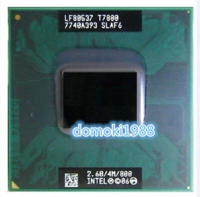 Intel Core2 Duo T7500 T7700 T7800 4M 800MHz socket P CPU - Immagine 1 di 3