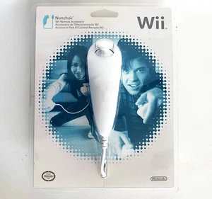 Nintendo Wii Nunchuck Weiß Neu Sealed Original OEM - Bild 1 von 2