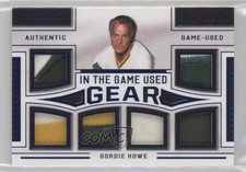 2020-21 Leaf ITG Used In The Game Gear Relics /25 Gordie Howe #ITGUG-11 HOF