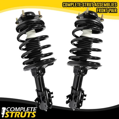1997-1999 Mercury Tracer Complete Front Struts & Coil Spring w/ Mounts Pair x2 Foto 1 de 4