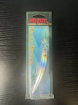 YO ZURI CRYSTAL FLOATING MINNOW DD 9/16 oz LURE 4-3/8” - Image 1 of 4