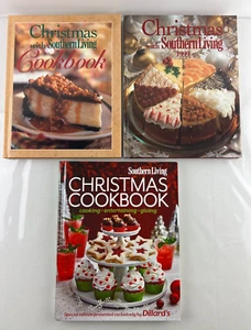 Menge 3 Weihnachten mit Southern Living Hardcover 1997 1999 Urlaub Kochbuch - Bild 1 von 11