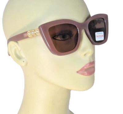 Gafas de sol TRUE RELIGION lavanda ojo de gato 3 estrás rayos de sol en templos Foto 1 de 4