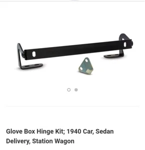 1940 Ford GLOVE BOX HINGE KIT, Fits, Car, Station Wagon And Sedan Delivery , New - Picture 1 of 3