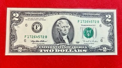 1995 US TWO DOLLARS BANKNOTE - Image 1 of 2
