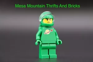 LEGO® Classic Space Man Minifigura idea007 Ideas Verde con Tanques de Aire ¡RARO! 21109 Pete - Imagen 1 de 5