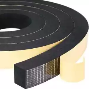 10M Rubber Sponge Door Window Seal Strip Soundproof Anti-collision Self Adhesive - Picture 1 of 13