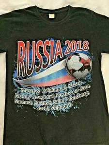 RUSSIA 2018 - Soccer Tee--BANZAI Brand-Size 48 - Picture 1 of 3