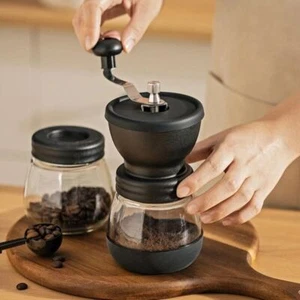 Manuell Kaffeemühle + Keramikmahlwerk Edelstahlgriffe,Kaffeemühle, Kaffeemühle - Bild 1 von 10