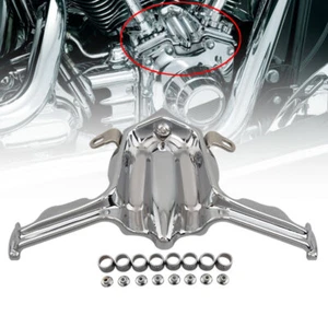 Chrome Tappet Block Accent Cover For Harley Twin Cam Touring Road Electra Glide - Picture 1 of 18