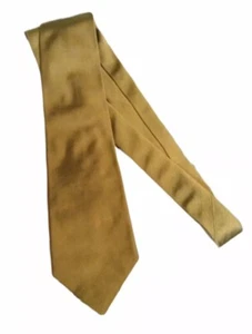 Lands End Handgenähte Seidenkrawatte Metallic Gold  - Bild 1 von 5