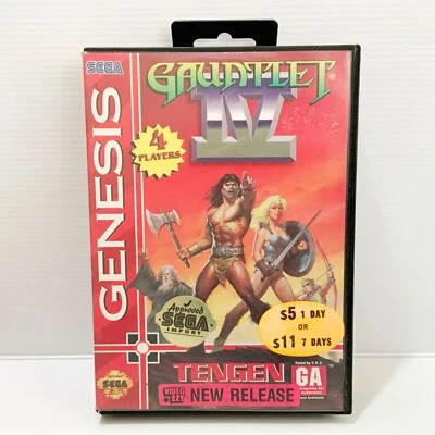 Gauntlet IV 4 + Box - Sega Genesis - Tested & Working - Free Postage - Image 1 of 4