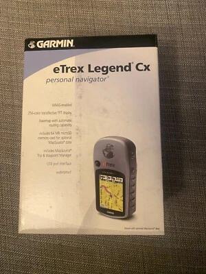 New Garmin etrex Legend Cx Handheld Navigator GPS Bundle Free Sjhipping - Image 1 of 4
