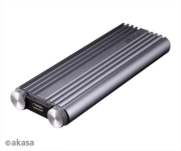 Akasa AK-ENU3M2-07 Aluminium Enclosure M.2 PCIe NVMe SSD to USB 3.2 Gen 2 x 2  - Image 1 of 1