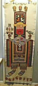 Jose Cotacachi Peru Wolle handgewebter Wandteppich/Teppich Volkskunst Südamerika - Bild 1 von 12