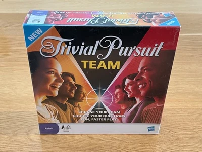 Trivial Pursuit TEAM Adult Board Game from Hasbro BNWT Test Your Knowledge - Image 1 of 4