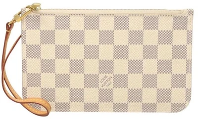 Pochette Neverfull Louis Vuitton Weiß Azur Original. Neu Ungetragen. - Bild 1 von 4