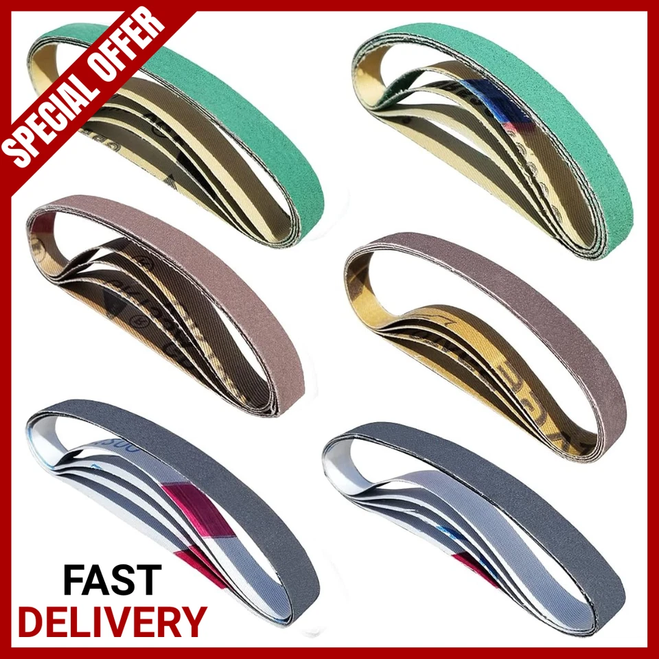 24Pcs 1/2"x12" Replacement Belt Kit for Work Sharp Original Knife&Tool Sharpener - Image 1 of 4